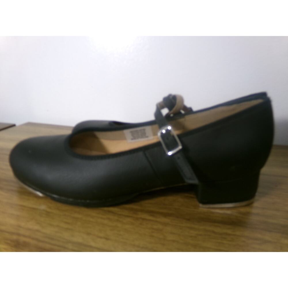 Dance Tap Shoes Bloch Adult 7M Mary Jane Leather Buckle Black Gently Used
